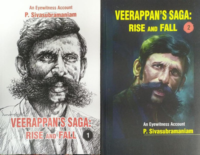 Veerappans Saga Rise And Fall Part 1 And Part 2(Paperback, Tamil, P.Sivasubramaniam)
