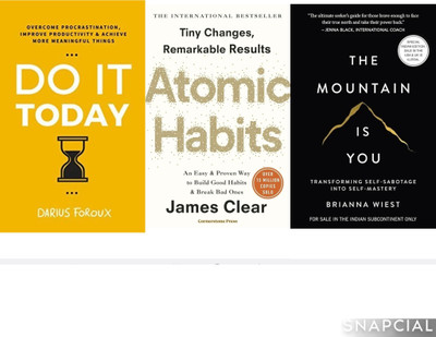Combo Set. Do It Today , Atomic Habits, The Mountain Is You, Combo Set Of 3 Book(Paperback, Pvt India)