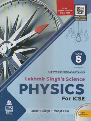 Icse Lakhmir Singh's Science Physics Class 8 S. Chand School Books(Paperback, LAKHMIR SINGH, MANJIT KAUR)