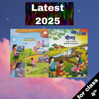 New Syllabus Ncert Text Book Class 4 Our Wondrous World EVS And Hindi Beena For 2025 Edition(Pepperback, NCERT)