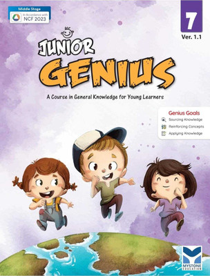 Junior Genius For Class - 7 Ver.1 (A Course In General Knowledge For Young Learners)(Paperback, Ajay Poonia)