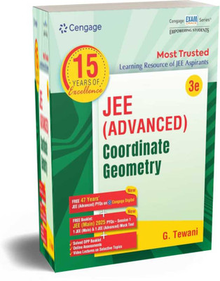 JEE Advanced Coordinate Geometry With FREE 47 YEARS JEE ADVANCED PYQ’s, Videos & Online Assessments Paperback – 20 April 2025(Paperback, G. Tewani)