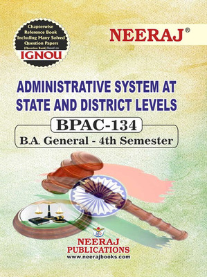 BPAC-134 Administrative System At State And District Levels(Paperback, Neeraj Expert Team)