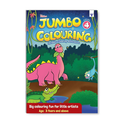 Jumbo Colouring Book For Kids | Level 4 | 8 To 10 Years Old | Best Gift To Children For Drawing, Coloring And Painting(Paperback, Content Team at Target Publications)