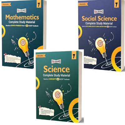 Full Marks Social Science + Science + Mathematics Complete Study Material Class 7 | Based On CURIOSITY New NCERT Textbook And CBSE Syllabus | Includes Chapterwise Summary, Solved Q/A, Practice Papers And More Paperback Paperback – 5 May 2025(Paperback, full marks) Full Marks Social Science + Science + Mathematics Complete Study Material Class 7 | Based On CURIOSITY New NCERT Textbook And CBSE Syllabus | Includes Chapterwise Summary, Solved Q/A, Practice Papers And More Paperback Paperback – 5 May 2025(Paperback, full marks)