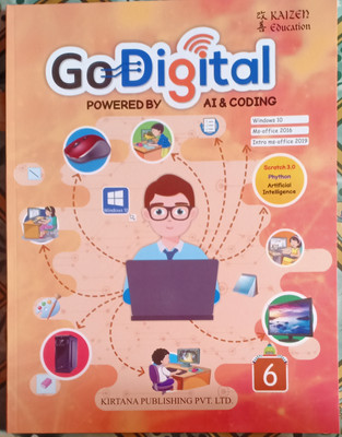 Godigital Powered By AI S Coding Class 6(Pepper back, Kirtana publishing)