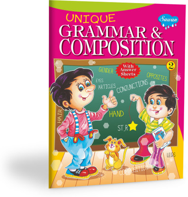 Unique Grammar & Composition � 2 Book For Kids : English Grammar Book, Grammar Book For Kids, Learning Book For Kids, Fun Grammar Activities For Early Learners(Paperback, Manoj Publications Editorial Board)