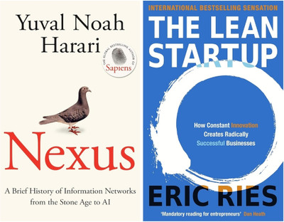 Nexus Book + The Lean Startup - Combo Of 2 Books Set(Paperback, Yuval Noah Harari and Eric Ries)