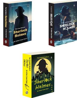 The Case Book Of Sherlock Holmes, The Memoirs Of Sherlock Holmes And The Complete Novel Of Sherlock Holmes :- Sherlock Holmes Mega Pack, Mystery Novels Collection | Combo Of 3 Books(Paperback, Arthur Conan Doyle)