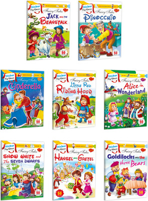 Fairy Tales Activity Sticker Books For Kids | Pack Of 8 Sticker My Amazing Activity Books(Paperback, Manoj)
