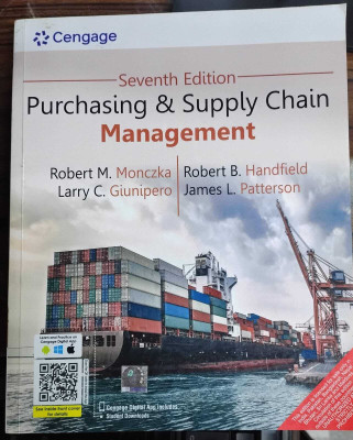 Purchasing & Supply Chain Management(Paperback, Robert M Monczka, Robert B Handfield, Larry C Giunipero)