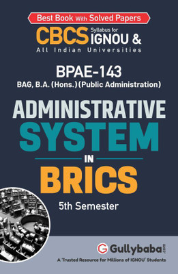 BPAE-143 Administrative System In BRICS(Paperback, GPH Expert)