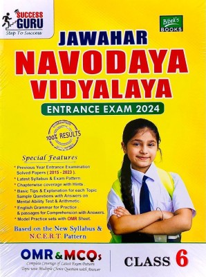 JAWAHAR NAVODAYA VIDYALAYA 2024 Entrance Exam Guide Class 6 (English Medium)(Paperback, Bibek Group Of Writer)