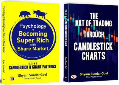 Psychology Of Becoming Super Rich With Share Market + The Art Of Trading Through Candlestick Charts | Unlock The Secrets To Financial Success —Learn Trading Psychology And Stategic Investing (Set Of 2 Books In English)(Paperback, Shyam Sundar Goel) Psychology Of Becoming Super Rich With Share Market + The Art Of Trading Through Candlestick Charts | Unlock The Secrets To Financial Success —Learn Trading Psychology And Stategic Investing (Set Of 2 Books In English)(Paperback, Shyam Sundar Goel)