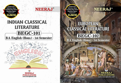BEGC-101 Indian Classical Literature BEGC-102 EUROPEAN CLASSICAL LITERATURE(Paperback, Expert Panel)