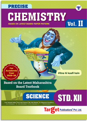 Std 12 Chemistry Vol 2 | HSC Maharashtra Board | 2026 Syllabus | Precise Notes | Smart Codes, PYQs, MCQs, Topic Tests(Paperback, Content Team at Target Publications)