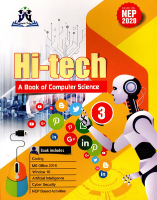 Hi-Tech Book Of Computer Science, SpringHills For Class-3(Paperback, SHASHANK JOHRI)