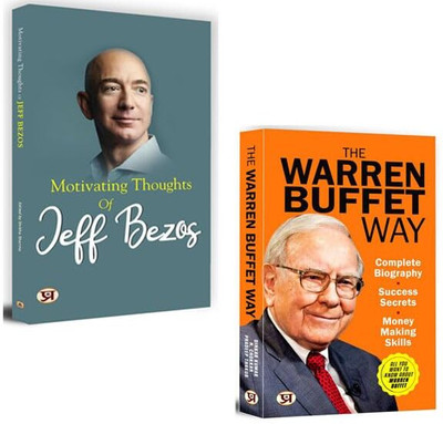 Warren Buffett Biography + Motivating Thoughts Of Jeff Bezos Books | Motivational | Discipline | Biography Books | Self Help| Businessmen (Set Of 2 Books)(Paperback, Dinkar Kumar, Edited by Shikha Sharma) Warren Buffett Biography + Motivating Thoughts Of Jeff Bezos Books | Motivational | Discipline | Biography Books | Self Help| Businessmen (Set Of 2 Books)(Paperback, Dinkar Kumar, Edited by Shikha Sharma)