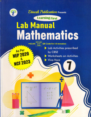 Learning First Lab Manual Mathematics Class - 7 CBSE Syllabus 2020-2023(Paperback, Dinesh)