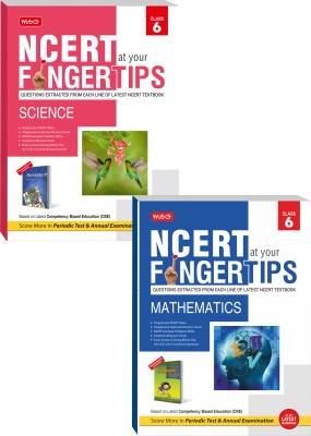 MTG NCERT At Your Fingertips Class 6 Mathematics & Science (Set Of 2 Books) - Chapterwise Topicwise Practice Corner, NCERT Notes & Exemplar Problems MCQs, Assertion & Reason | Based On Latest CBE Pattern(Paperback, Mtg Editorial Board)