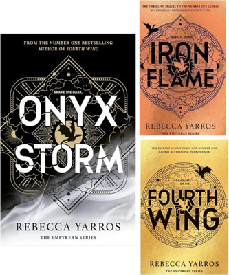 Onyx Storm , Iron Flame , Fouth Wing , Combo Set Of 3 Books(Paperback, Self help)