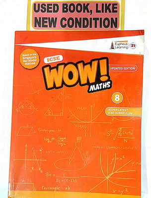 ICSE WOW MATHS Class-8 (Old Book)(Paperback, Editorial)