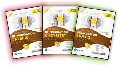 Class 10th IIT Foundation Physics + Chemistry + Biology Pearson For 2023-24 Examinations Set Of 3 Books