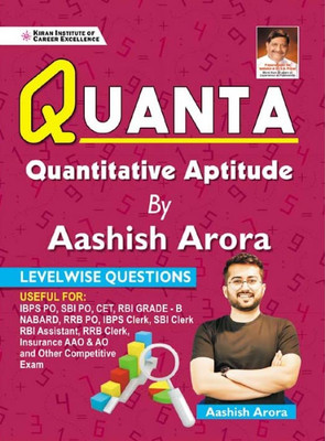 Quanta Quantitative Aptitude By Aashish Arora (English Medium)(3662)(Paperback, Aashish Arora)