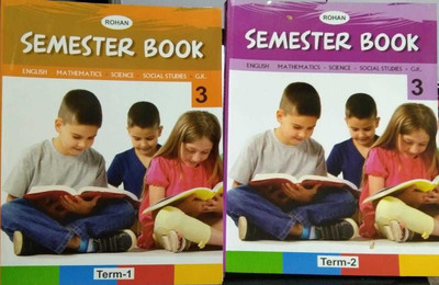 Semester Book English Mathematics Science Social Science G.K Term 1-2 Set For Class 3(paperpack, varsha gupta)