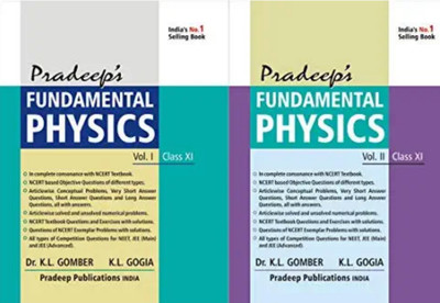 Pradeep's Fundamental Physics For Class 11 (Set Of 2 Vol.)(Paperback, Dr. K L GOMBER, K L GOGIA)