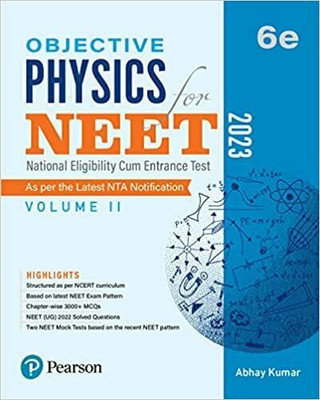 Pearson Objective Physics For NEET - Vol - II(paperbag, abhay kunar)
