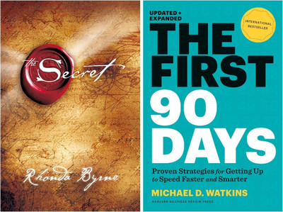 The Secret + The First 90 Days - Combo Of 2 Books Set(Combo Set, Rhonda Bryne and Michael D. Watkins)
