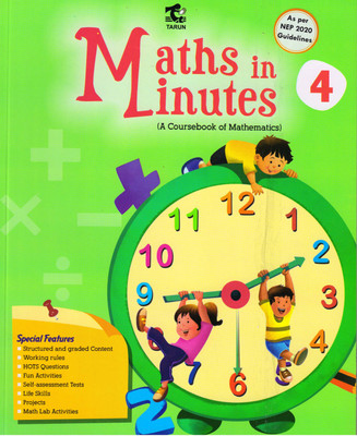 Tarun Maths In Minutes - 4 
( A Coursebook Of Mathematics )(Paperback, S. D. SHARMA)