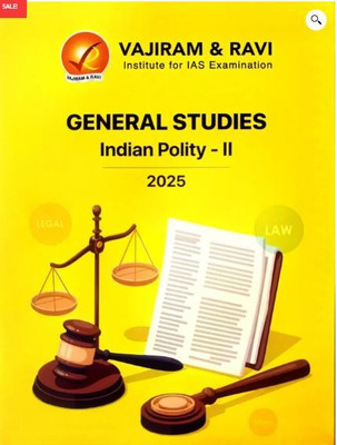 Vajiram & Ravi General Studies Polity Part 2 (GS) Yellow Book Prelims And Mains Printed Study Material And Notes- 2025-26 English(Paperback, Vajiram & Ravi)