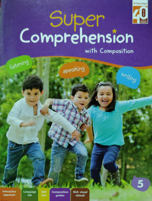 Super Comprehension With Composition Class 5(Pepper back, Charu Rekha)