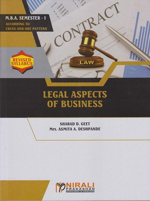Legal Aspects Of Business(Paperback, Sharad D. Geet, Mrs. Asmita A. Deshpande)