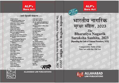 The Bhartiya Nagarik Suraksha Sanhita ,2023 ( Diglot Edition) Bare Act(Paperback, Hindi, Allahabad law publication)