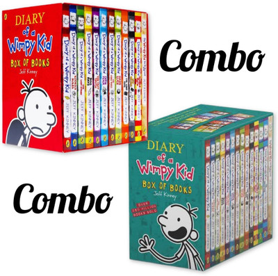Best Selling Combo Diary Of A Wimpy Kid 12 Book & A Wimpy Kid Box Set [14 Books] (Paperback, Kinney Jeff)(Paperback, GENRIC)