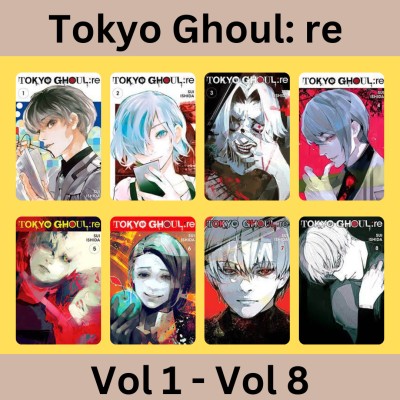 Tokyo Ghoul: Re, Vol. 1 & Vol. 2 & Vol. 3 & Vol. 4 & Vol. 5 & Vol. 6 & Vol. 7 & Vol. 8 (English, Paperback, Ishida Sui)(Paperback, Ishida Sui)