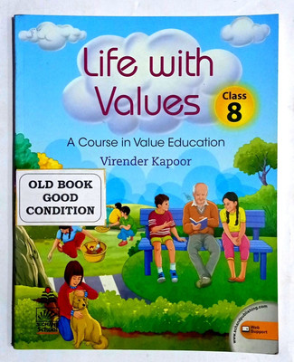 Life With Values Class-8.(Old Book)(Paperback, Virender Kapoor)