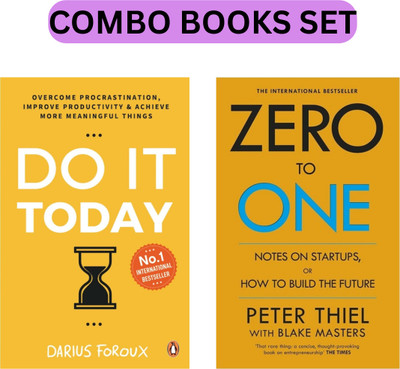 Do It Today & Zero To One Self-Help Books (Combo Book Set)(Paperback, Darius Foroux, Peter Thiel)