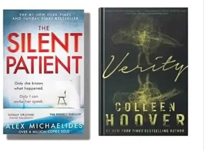 Best Selling Combo Of 2 Books Set Silent Patient By Alex Michaelides + Verity By Colleen Hoover. English Paperback Limited Edition(Paperback, Colleen Hoover) Best Selling Combo Of 2 Books Set Silent Patient By Alex Michaelides + Verity By Colleen Hoover. English Paperback Limited Edition(Paperback, Colleen Hoover)