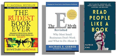 Bookswise Combo:- The Rudest Book Ever & The E-Myth Revisited & Read People Like A Book ( English ) Bestselling(Paperback, Shwetabh Gangwar, Patrick King, Michael E. Gerber)