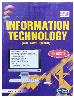INFORMATION TECHNOLOGY (Class X) (Code 402)(Paperback, Preeti Saxena)