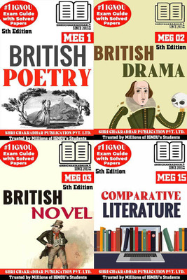 IGNOU MEG Help Books Combo Offer Of MEG 1 MEG 2 MEG 3 MEG 15 (5th Edition) (IGNOU Study Notes/Guidebook Chapter-Wise) For Exam Preparations With Solved Previous Year Question Papers Including Solved Sample Papers (New Syllabus) (Module 1) IGNOU MA English Meg1 Meg2 Meg3 Meg15(Paperback, BHAVYA KUMAR