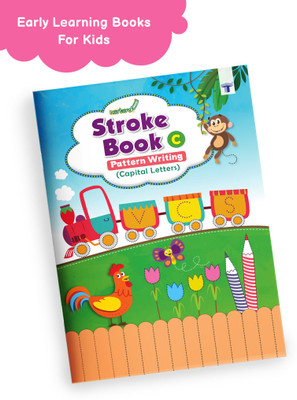 Nurture Stroke Book For Kids | Part C | Pattern Writing Book | 2 To 5 Year Old | Practice Standing And Sleeping Lines, Curves And ABCD Alphabet Tracing For Preschool And Nursery Children | Includes Colourful Pictures And Activities(Paperback, Target Publications)