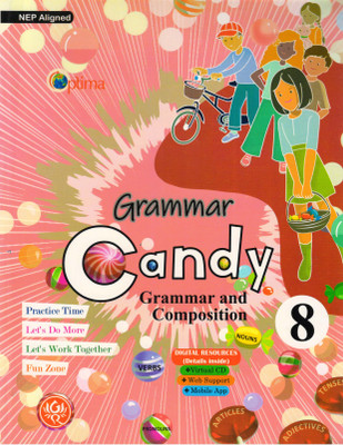 Optima, GRAMMAR CANDY Grammar And Composition - 8(Paperback, A. Banerjee, Seema Gupta)
