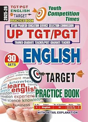 UP TGT/PGT English Target Practice Book 2025-26, 30 Sets With Detailed Explanations For UPESSC Teacher Exam(Paperback, YOUTH TEAM)