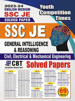 2023-24 SSC JE General Intelligence & Reasoning CIVIL/Electrical/Mechanical Solved Papers(Paperback, Hindi, YCT EXPERT TEAM)