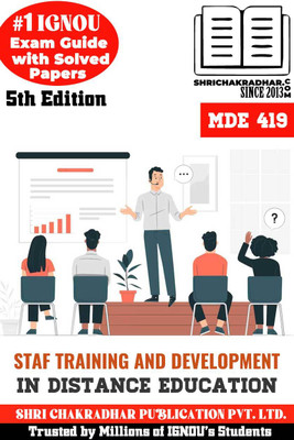 IGNOU MDE 419 Solved Guess Papers Pdf From IGNOU Study Material/Books (Staff Training And Development In Distance Education) For Exam Preparation (Latest Syllabus) IGNOU MA Distance Education (MADE)(Paperback, BHAVYA KUMAR SAHNI)